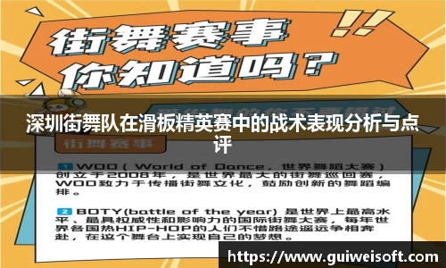 深圳街舞队在滑板精英赛中的战术表现分析与点评