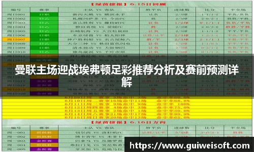 曼联主场迎战埃弗顿足彩推荐分析及赛前预测详解
